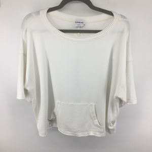 Bebe White Sweatshirt